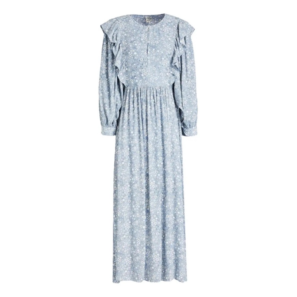 BAUM UND PFERDGARTEN
ALONA BLUE FLORAL DRESS